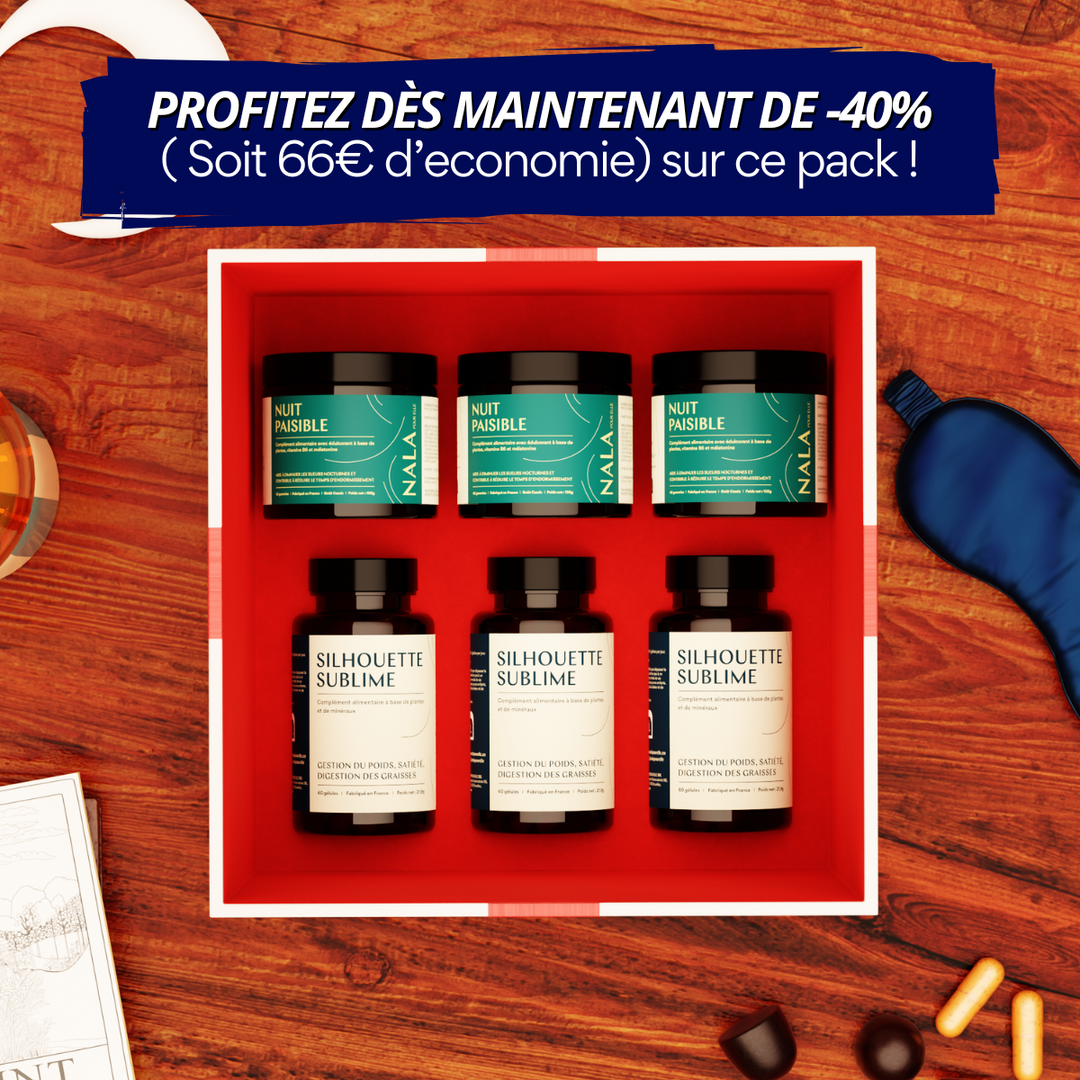 Pack Rituel Rouge RITUEL ANTI-STOCKAGE - Régulation du poids par le sommeil – Nala Pour Elle
